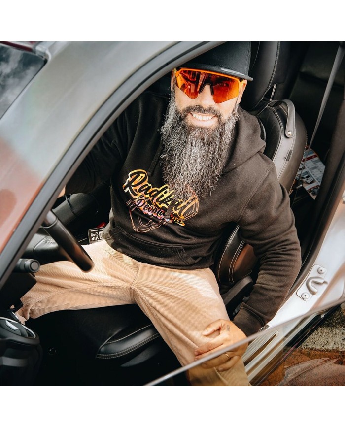 Felpa con Cappuccio RADIKAL GSG Nero S Felpa con Cappuccio RADIKAL GSG Nero S