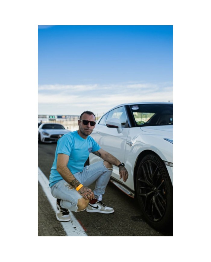 Maglia a Maniche Corte Uomo RADIKAL Bear Blu cielo M