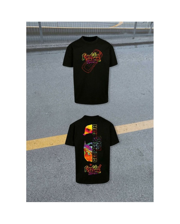 Maglia a Maniche Corte Uomo RADIKAL GEORGE SMITH GOOD Nero XXL Maglia a Maniche Corte Uomo RADIKAL GEORGE SMITH GOOD Nero XXL