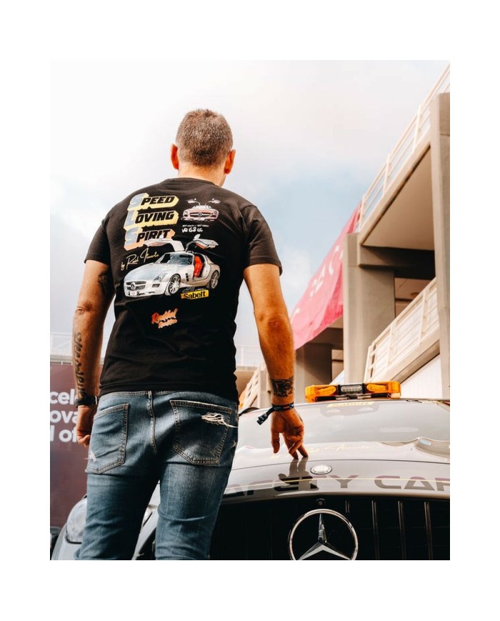 Maglia a Maniche Corte Uomo RADIKAL SLS RAUL ITUARTE Nero XXXL