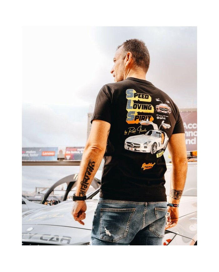 Maglia a Maniche Corte Uomo RADIKAL SLS RAUL ITUARTE Nero XXXL