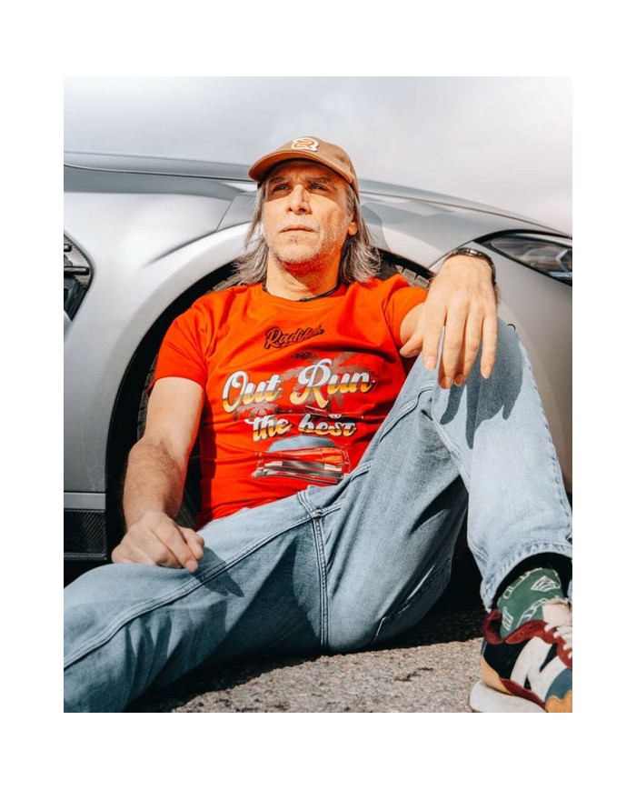 Maglia a Maniche Corte Uomo RADIKAL OUT RUN Rosso XL