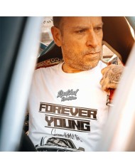 Maglia a Maniche Corte Uomo RADIKAL FOREVER YOUNG Bianco XL