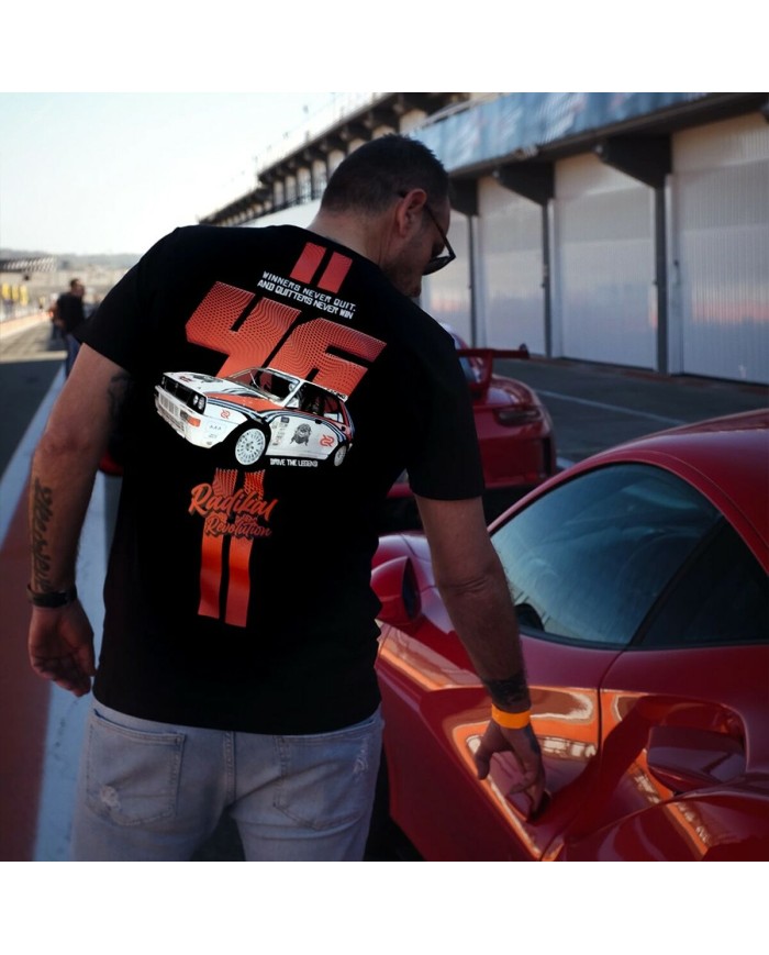 Maglia a Maniche Corte Uomo RADIKAL WINNERS NEVER QUIT Nero XL Maglia a Maniche Corte Uomo RADIKAL WINNERS NEVER QUIT Nero XL