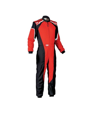 Tuta Racing OMP KS-3 Nero/Rosso 60