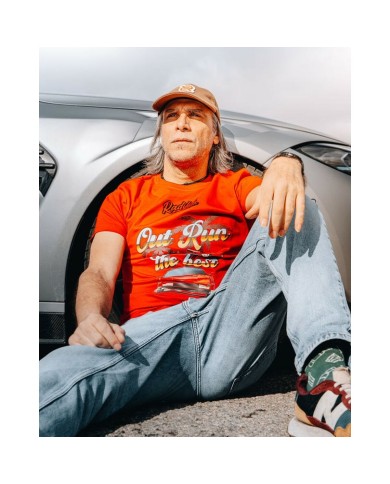 Maglia a Maniche Corte Uomo RADIKAL OUT RUN Rosso S