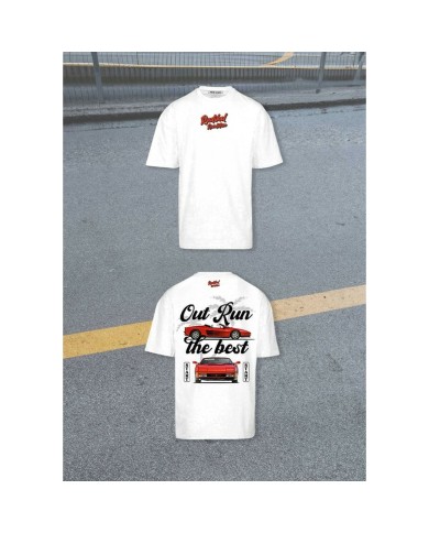 Maglia a Maniche Corte Uomo RADIKAL OUT RUN Bianco M