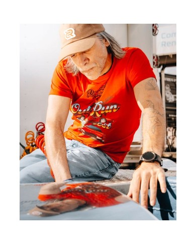 Maglia a Maniche Corte Uomo RADIKAL OUT RUN Rosso S