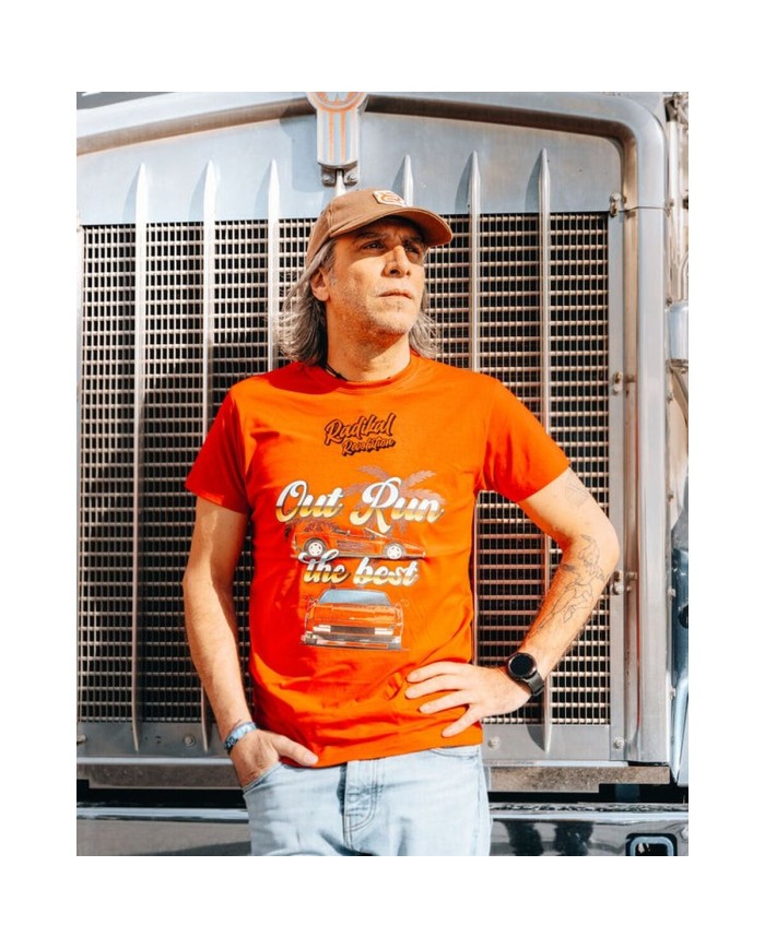 Maglia a Maniche Corte Uomo RADIKAL OUT RUN Rosso S