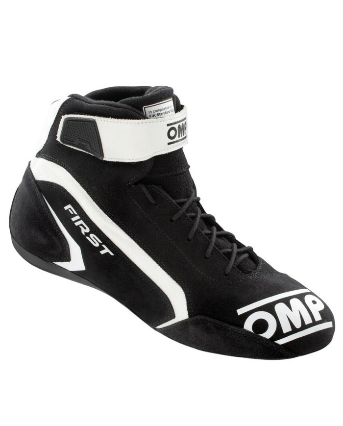 Stivali Racing OMP FIRST Nero/Bianco 41
