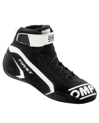 Stivali Racing OMP FIRST Nero/Bianco 41