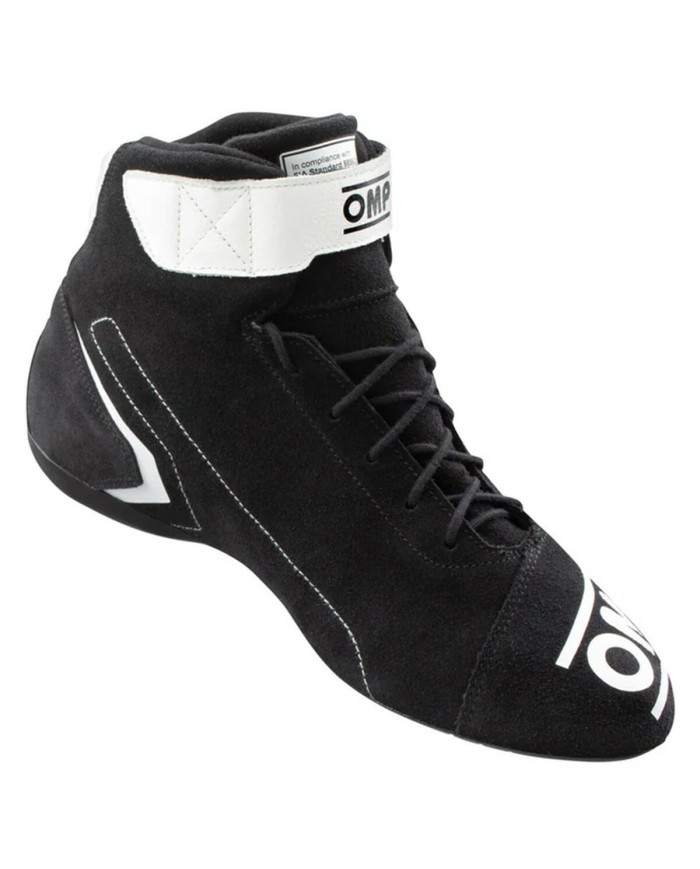 Stivali Racing OMP FIRST Nero/Bianco 45 Stivali Racing OMP FIRST Nero/Bianco 45