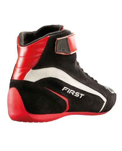 Stivali Racing OMP FIRST Nero/Rosso 45