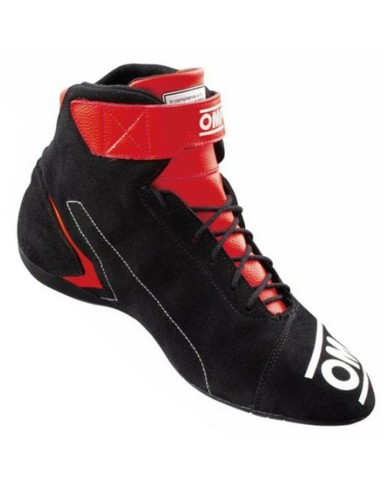 Stivali Racing OMP FIRST Nero/Rosso 45