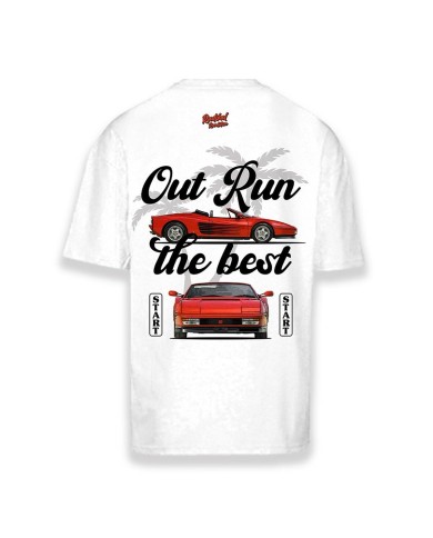 Maglia a Maniche Corte Uomo RADIKAL OUT RUN Bianco S