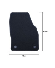 Set di Tappetini per Auto OCC Motorsport OCCD0004 5 Pezzi