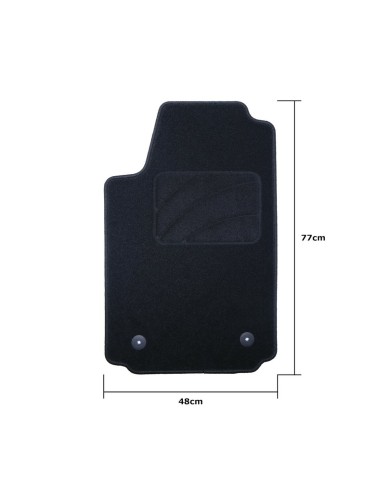 Set di Tappetini per Auto OCC Motorsport OCCD0005 5 Pezzi