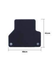 Set di Tappetini per Auto OCC Motorsport OCCD0015 5 Pezzi Set di Tappetini per Auto OCC Motorsport OCCD0015 5 Pezzi