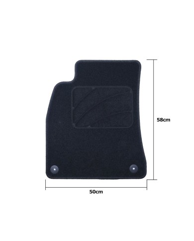 Set di Tappetini per Auto OCC Motorsport OCCD0016 5 Pezzi