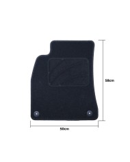 Set di Tappetini per Auto OCC Motorsport OCCD0016 5 Pezzi Set di Tappetini per Auto OCC Motorsport OCCD0016 5 Pezzi