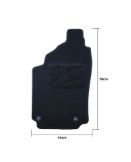 Set di Tappetini per Auto OCC Motorsport OCCD0022 5 Pezzi Set di Tappetini per Auto OCC Motorsport OCCD0022 5 Pezzi