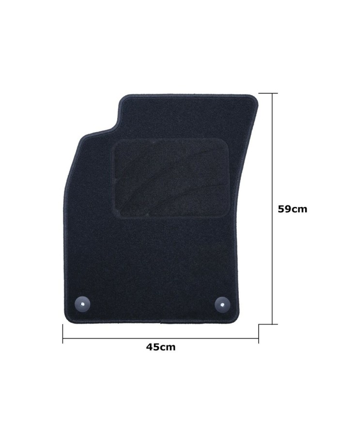 Set di Tappetini per Auto OCC Motorsport OCCD0025 5 Pezzi Set di Tappetini per Auto OCC Motorsport OCCD0025 5 Pezzi