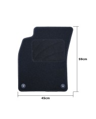 Set di Tappetini per Auto OCC Motorsport OCCD0025 5 Pezzi Set di Tappetini per Auto OCC Motorsport OCCD0025 5 Pezzi