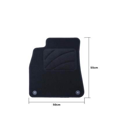 Set di Tappetini per Auto OCC Motorsport OCCD0028 5 Pezzi