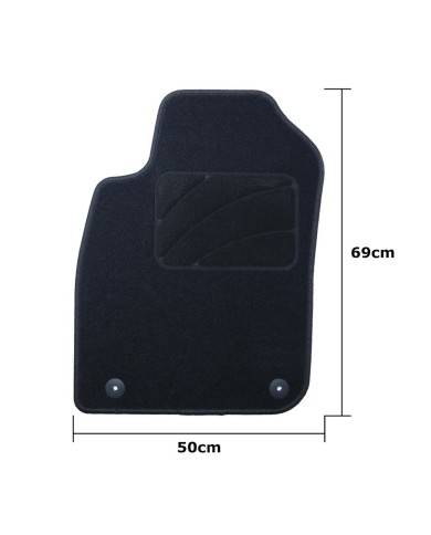 Set di Tappetini per Auto OCC Motorsport OCCD0023 Audi A6 C5 5 Pezzi