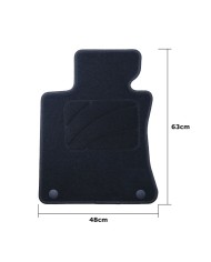 Set di Tappetini per Auto OCC Motorsport OCCBW0013 Bmw E63 Serie 6 Coupe