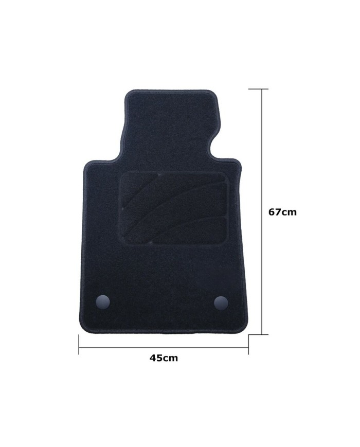 Set di Tappetini per Auto OCC Motorsport OCCBW0024 Bmw E88 Serie 1 Cabrio 5 Pezzi