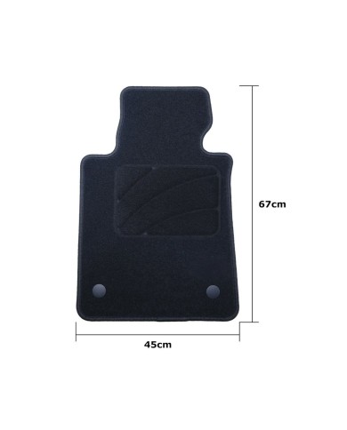 Set di Tappetini per Auto OCC Motorsport OCCBW0024 Bmw E88 Serie 1 Cabrio 5 Pezzi