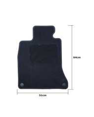 Set di Tappetini per Auto OCC Motorsport OCCBW0031 Bmw F02 Serie 7 Largo 5 Pezzi