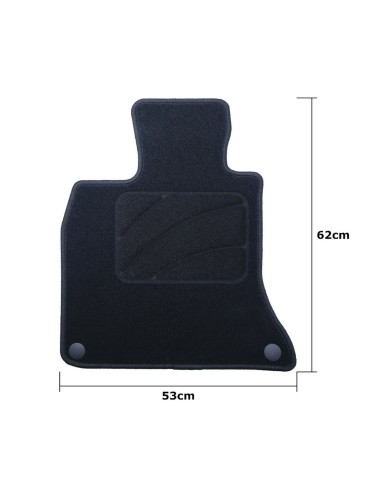 Set di Tappetini per Auto OCC Motorsport OCCBW0034 Bmw F07 Serie 5 Gt X-Drive 5 Pezzi