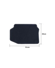 Set di Tappetini per Auto OCC Motorsport OCCBW0035 Bmw F10 Serie 5 Sedan 5 Pezzi