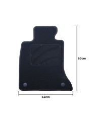 Set di Tappetini per Auto OCC Motorsport OCCBW0036 Bmw F10 Serie 5 Sedan Facelift 5 Pezzi