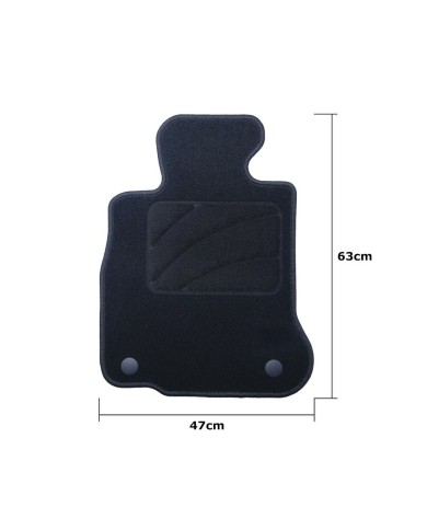 Set di Tappetini per Auto OCC Motorsport OCCBW0039 Bmw F12 Serie 6 Cabrio 5 Pezzi