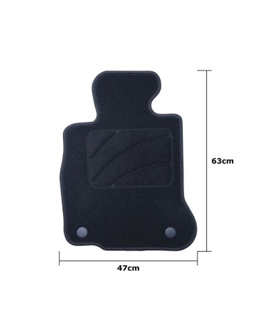 Set di Tappetini per Auto OCC Motorsport OCCBW0040 Bmw F13 Serie 6 Coupe 5 Pezzi