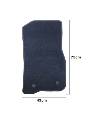 Set di Tappetini per Auto OCC Motorsport OCCBW0052 Bmw F33 Serie 4 Cabrio 5 Pezzi