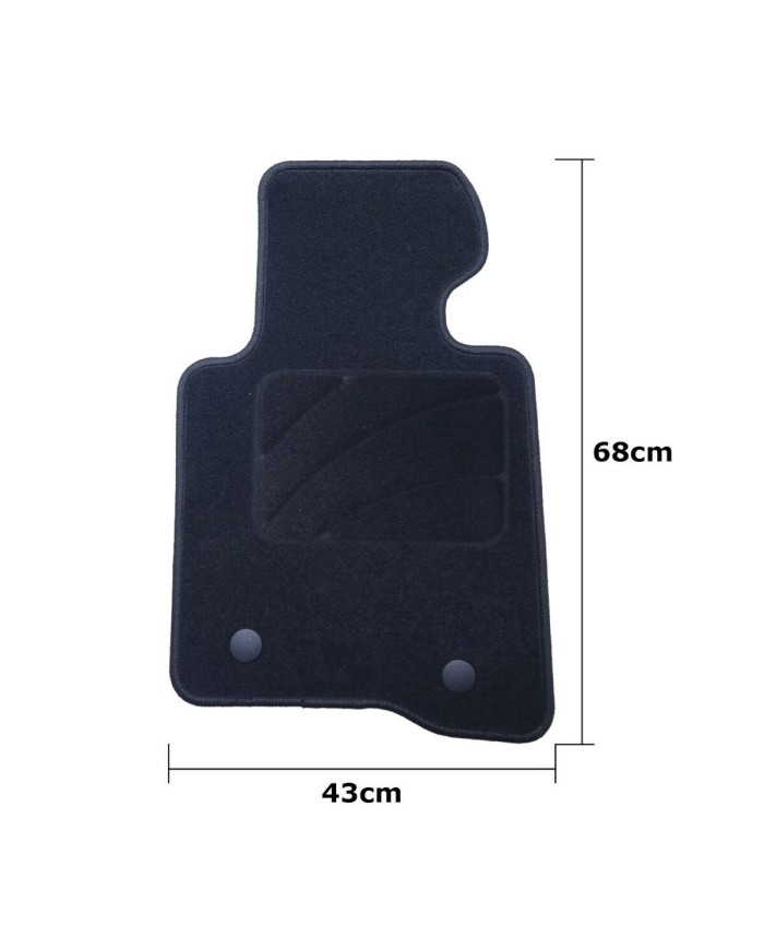 Set di Tappetini per Auto OCC Motorsport OCCBW0052 Bmw F33 Serie 4 Cabrio 5 Pezzi