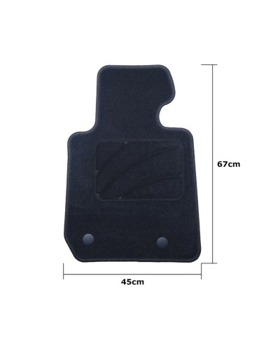 Set di Tappetini per Auto OCC Motorsport OCCBW0053 Bmw F34 Serie 3 Gt 5 Pezzi