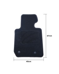 Set di Tappetini per Auto OCC Motorsport OCCBW0053 Bmw F34 Serie 3 Gt 5 Pezzi