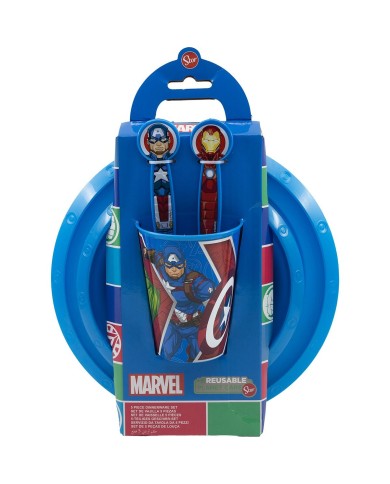 Set di Accessori per Bambini The Avengers CZ11309 Plastica (5 Pezzi) Set di Accessori per Bambini The Avengers CZ11309 Plastica (5 Pezzi)
