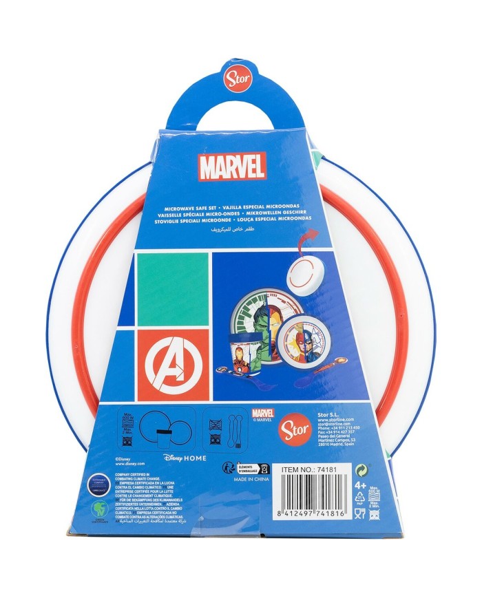 Set di Accessori per Bambini The Avengers CZ11304 Plastica (5 Pezzi)