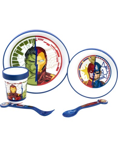 Set di Accessori per Bambini The Avengers CZ11304 Plastica (5 Pezzi) Set di Accessori per Bambini The Avengers CZ11304 Plastica (5 Pezzi)