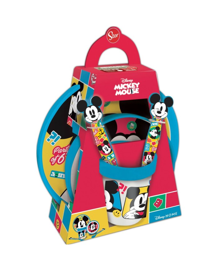 Set di Accessori per Bambini Mickey Mouse CZ11306 Plastica (5 Pezzi)