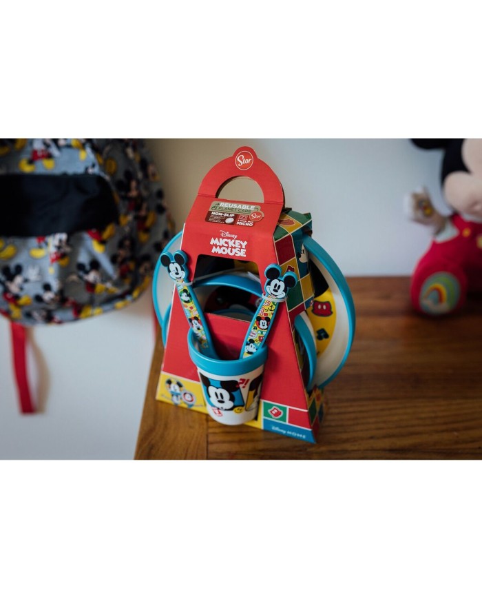 Set di Accessori per Bambini Mickey Mouse CZ11306 Plastica (5 Pezzi)