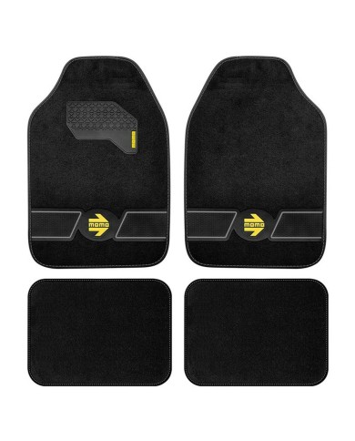 Set di Tappetini per Auto MOMO MOMLCM4FUBG Universale 4 Pezzi