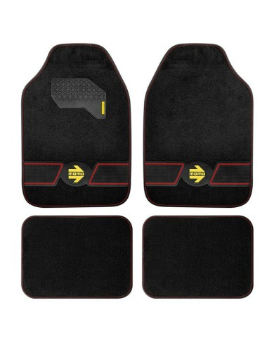 Set di Tappetini per Auto MOMO MOMLCM4FUBR Universale 4 Pezzi