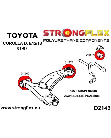 Silentblock Strongflex STF216264B Silentblock Strongflex STF216264B